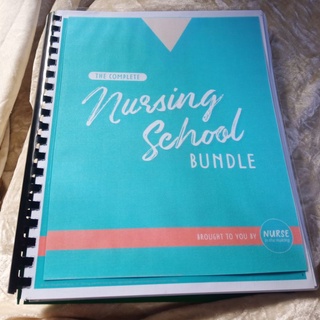 Nursing School Book (Notebook Size)COLORED 192 PAGES READY STOCK