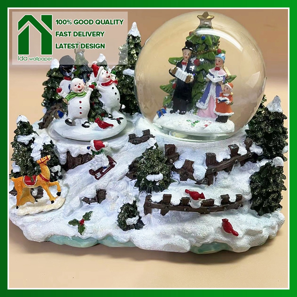 IDA Battery Operated Musical Lighted Christmas Village Animated Christmas  Winter Village Display | Shopee Philippines
