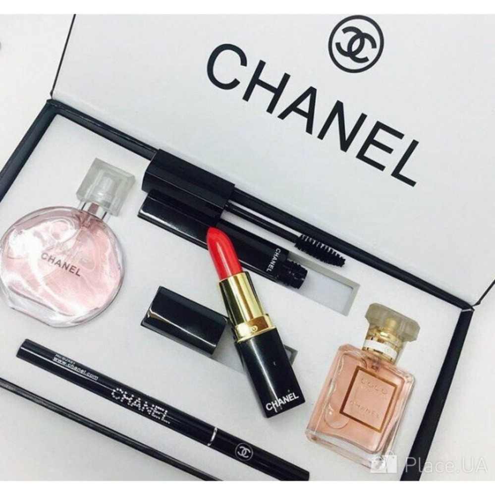 ✨▫∋❁[Overlod] Chanel 5in1 Gift Set With Perfume lipstick and perfume |  Shopee Philippines