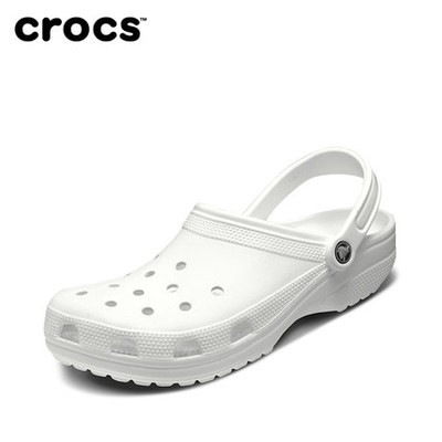 white crocs classic clog