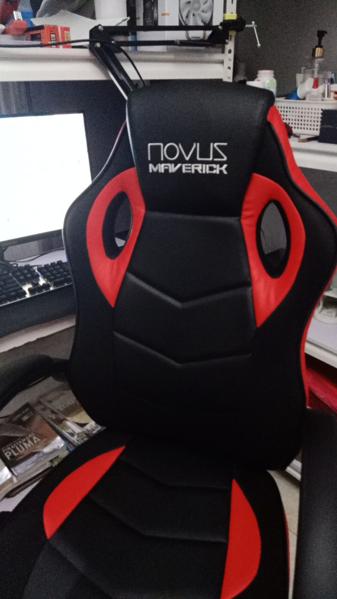 NOVUS GAMING CHAIR CGW 100 Shopee  Philippines