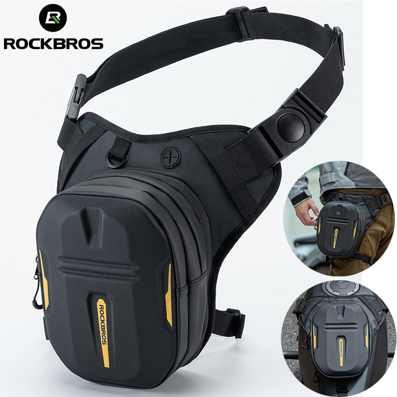 ROCKBROS Otorcycle Drop Leg Bag Sall Waterproof For Men Women Bike Riding Cycling Hiking Waist Pack Thigh Fanny Pouch Outdoor Travel Camping Casual Daypack Black P 25215265 Cat 2877