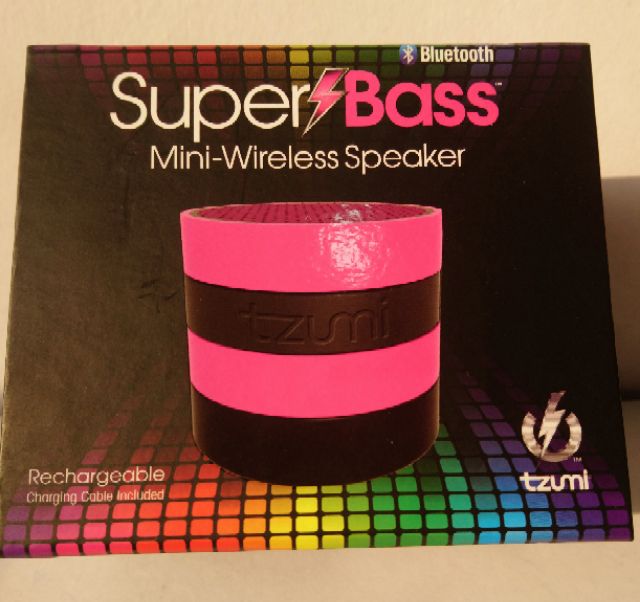 tzumi super bass speaker