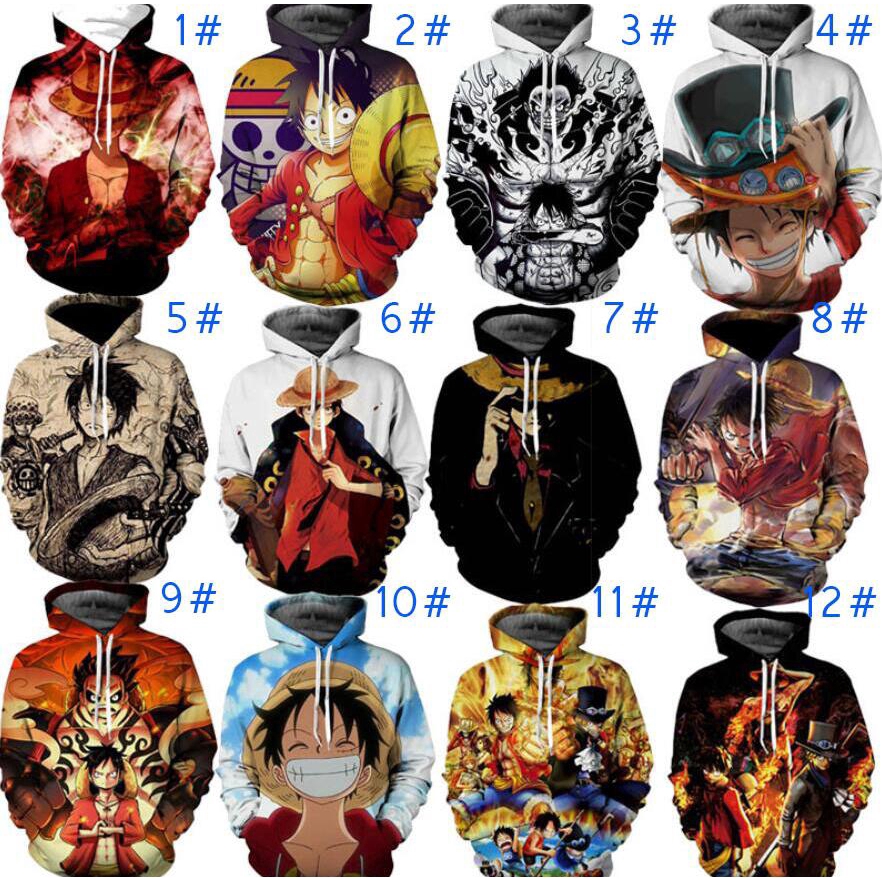 【ready stock】luffy one piece anime design hoodie jacket 2