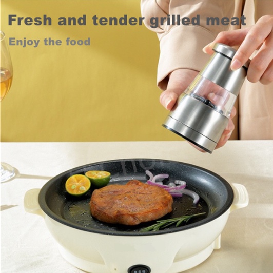 【U-Choice】26cm Electric NonStick Medical stone Frying Pan Multi Mini Cooker