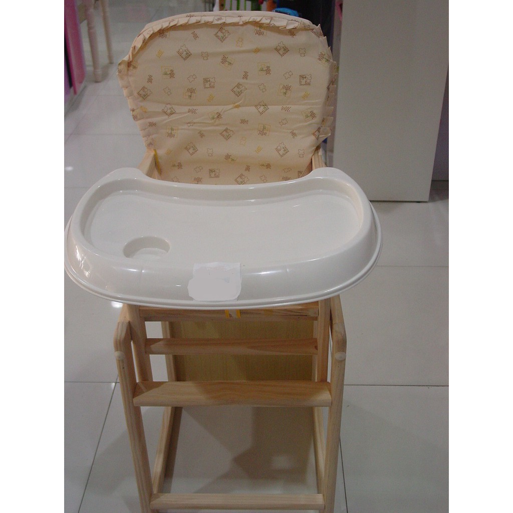 wooden convertible high chair