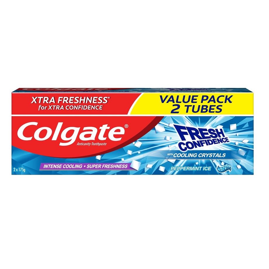 Colgate Toothpaste Peppermint Ice With Cooling Crystals Twin Pack 2