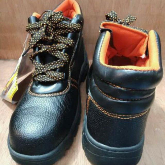 paralysis widower Exemption Black Orange Airstep & Bullox Brand Safety shoes size 40-45 | Shopee  Philippines