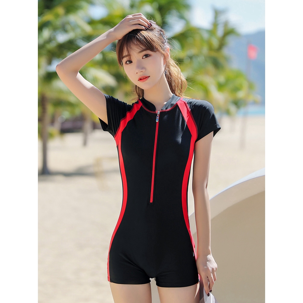 wetsuit style swimsuit