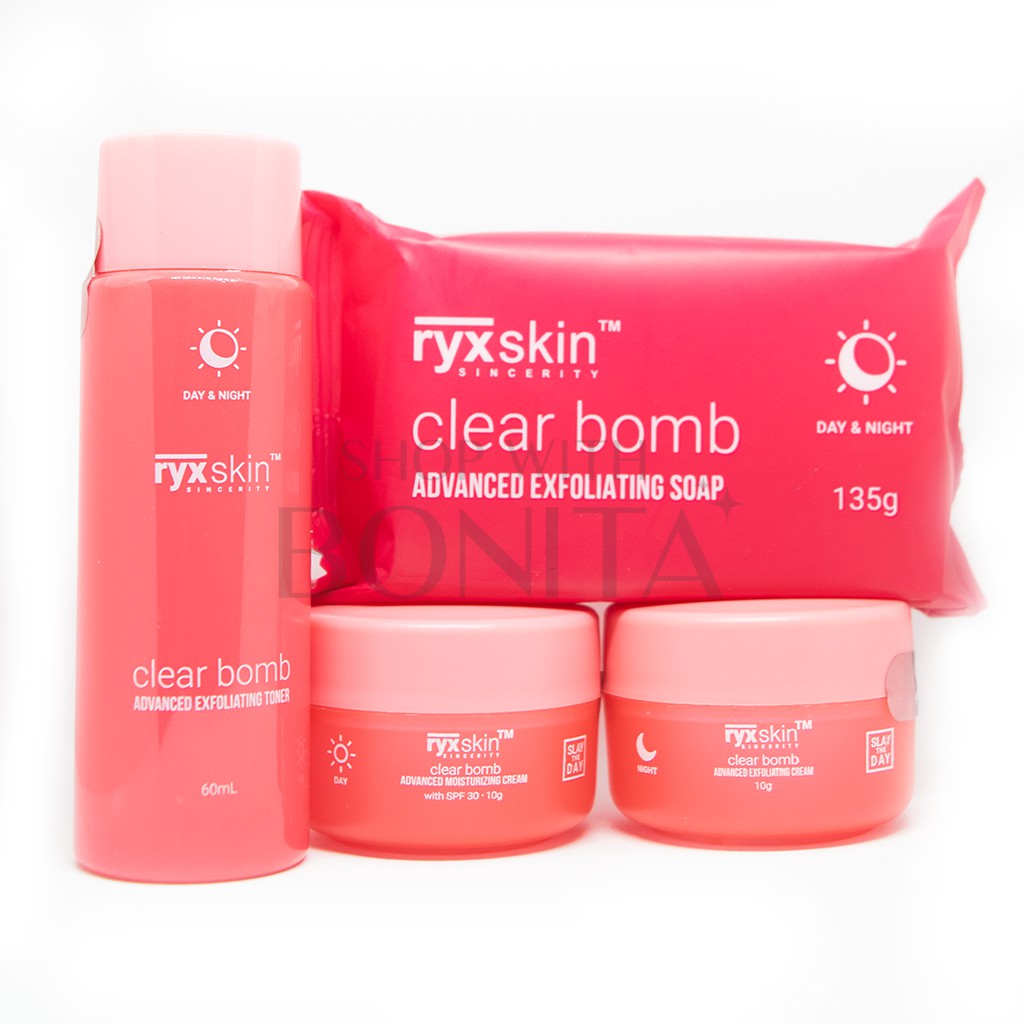 [AUTHENTIC] Ryx Skincerity Clear Bomb Advanced Exfoliating Kit Shopee