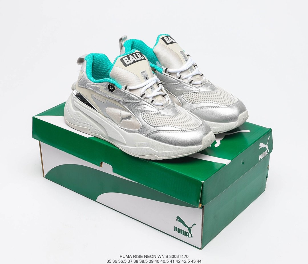 women's puma rise neon casual shoes