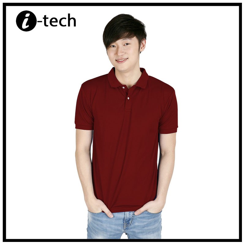 maroon dri fit polo shirt