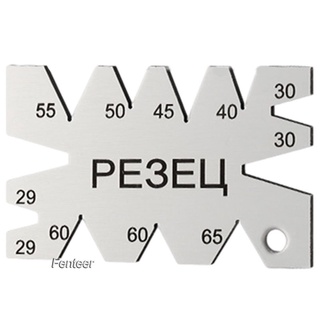 [FENTEER] Carbon Steel Screw Thread Cutting Angle Gauge for Metalworking Woodworking #9