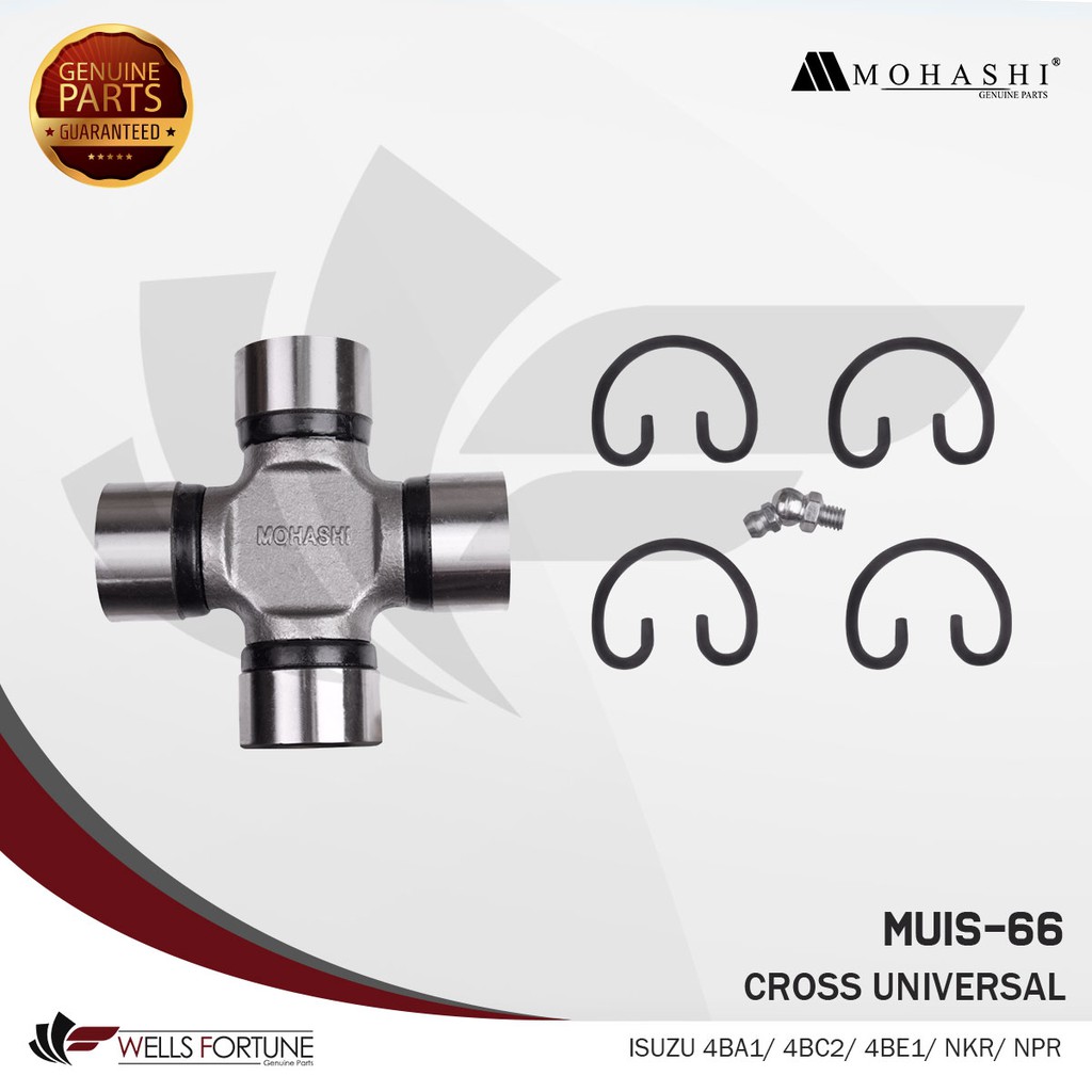 CROSS / UNIVERSAL JOINT MOHASHI ISUZU 4BA1 / 4BC2 / 4BE1 / NKR / NPR