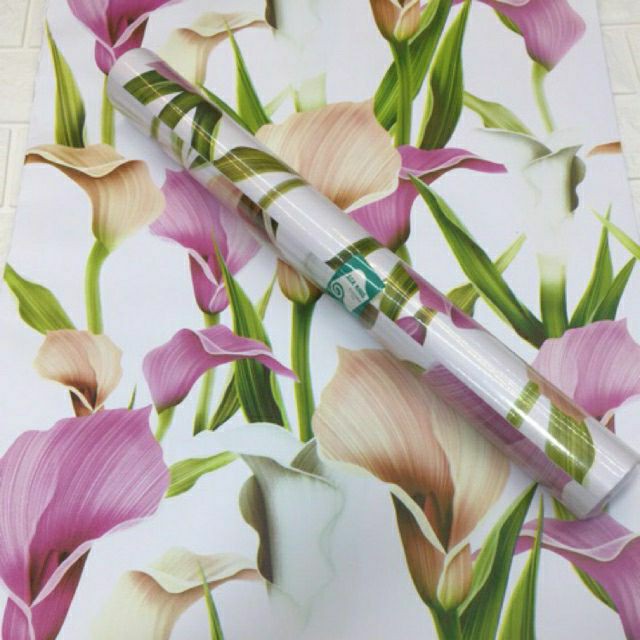 Wallpaper Calla Lily Designwallpaper design wall decor | Shopee Philippines