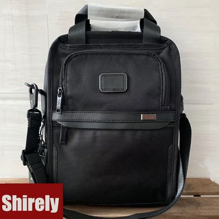 【Shirely.ph】【Ready Stock】TUMI ALPHA  Sling bag channel nylon male casual shoulder messenger(FREE STAMPING NAMA) #1