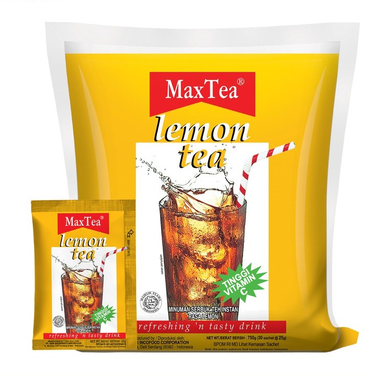 Max Tea Lemon Tea (30 Sachets) Shopee Philippines