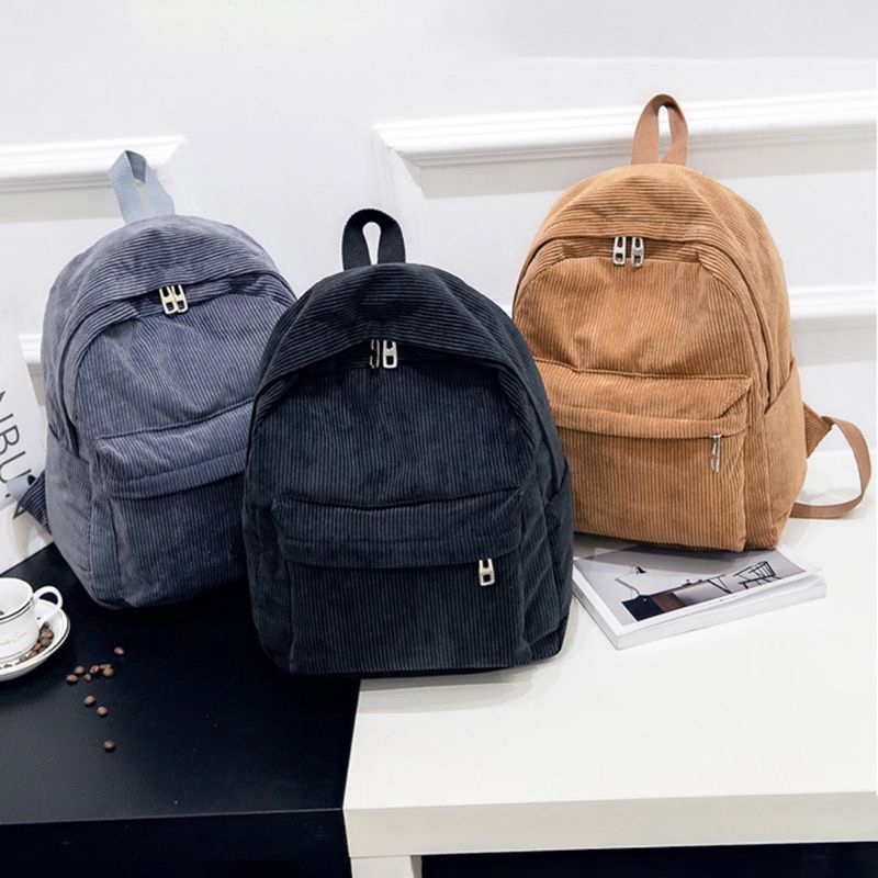 corduroy backpack