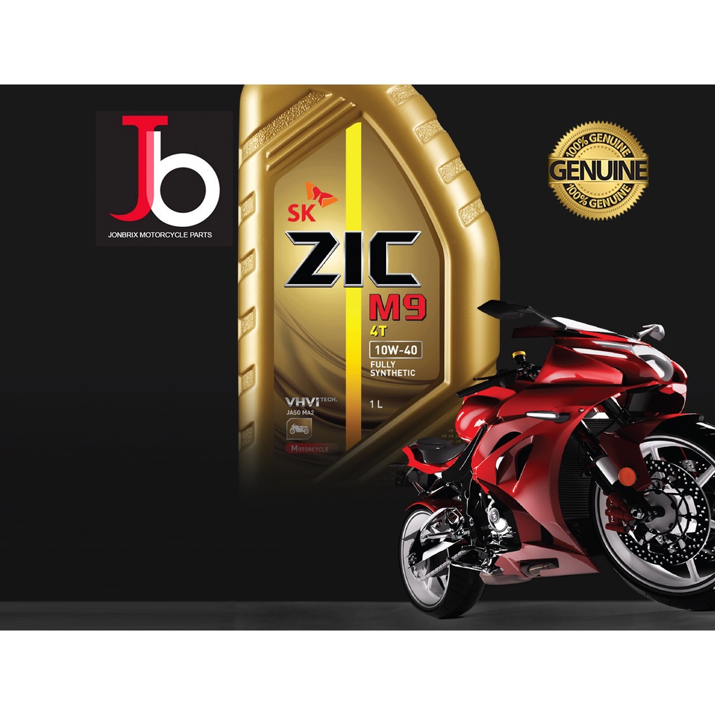 Zic M9 4T 10w-40 Fully Synthetic 1L | Shopee Philippines