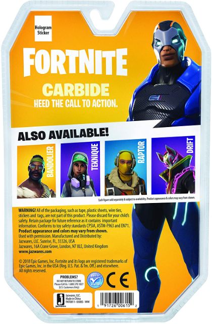 fortnite carbide action figure