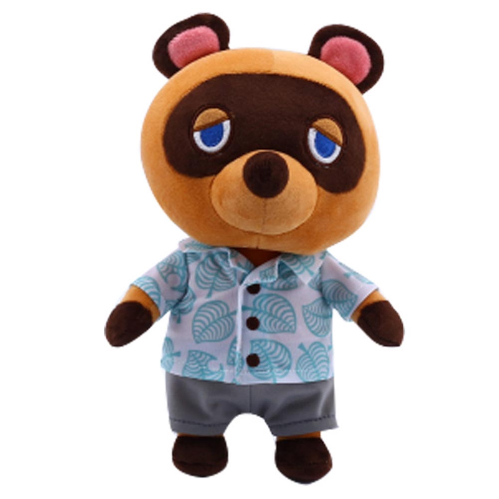 28cm Animal Crossing Raccoon Plush Toy Tom Nook Bear Stuffed Doll Gift ...