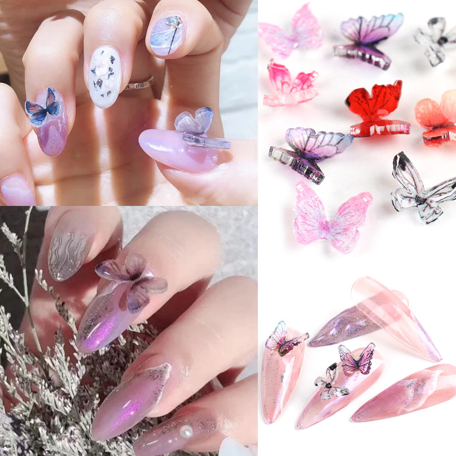 30 Pcs Wheel 3d Butterfly Nail Glitter Sequins Colorful Butterfly Glitter Nail Art Sticker Diy Polish Manicure Nails Art Accessories Shopee Philippines