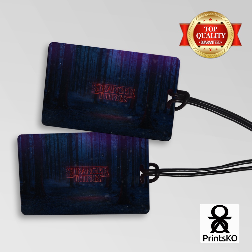 Bag Tag / Luggage Tag with Stranger Things - Design | Shopee Philippines