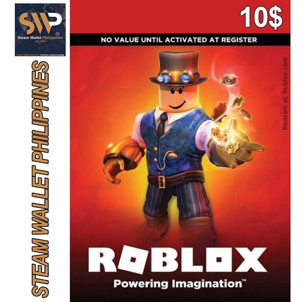 Roblox Robux Gift Card - (10$ - 25$) | Shopee Philippines