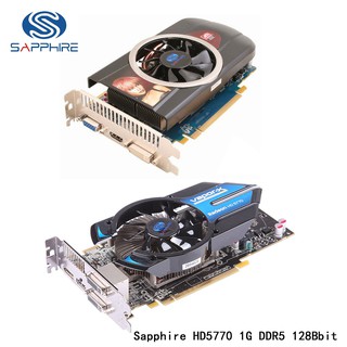 used GPU Sapphire HD5770 1G GDDR5 128bit Game Graphics Card