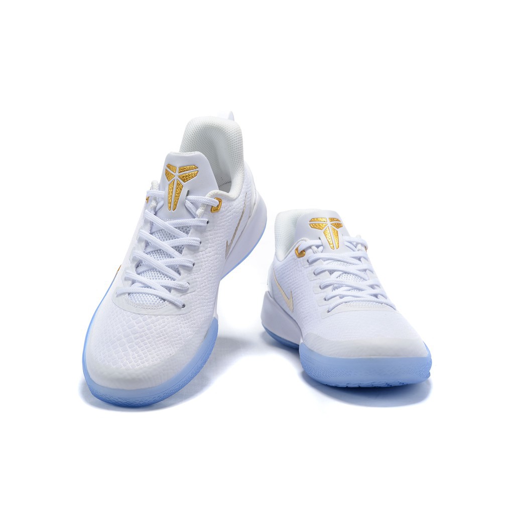 kobe bryant shoes white and gold