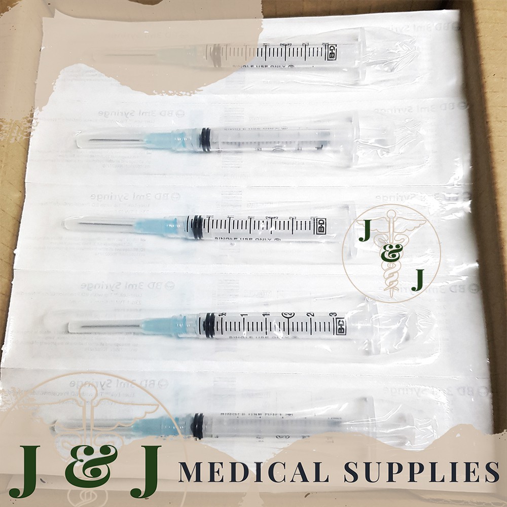 BD 1cc, 3cc, 5cc Syringe (LuerLok / Luer Slip Tip) presyo ₱1,000