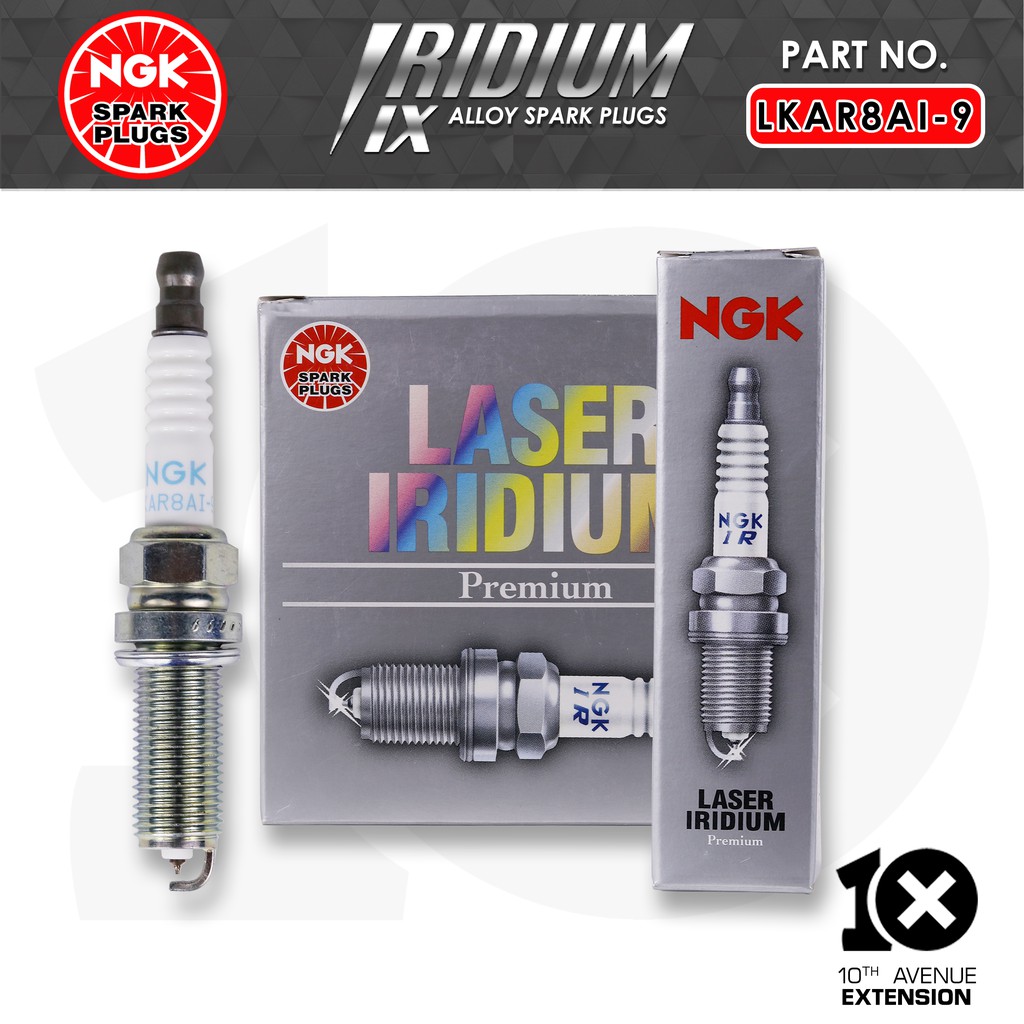 10thX NGK Iridium Spark Plug LKAR8AI9 for Bajaj Dominar 400, Bajaj