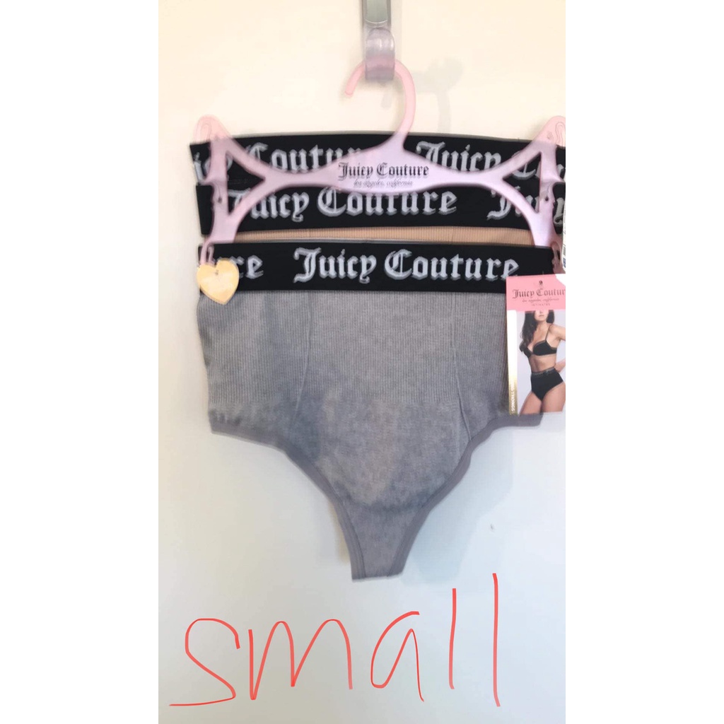 juicy couture panty underwear branded original small 3pcs 1000 onhand sale Shopee Philippines