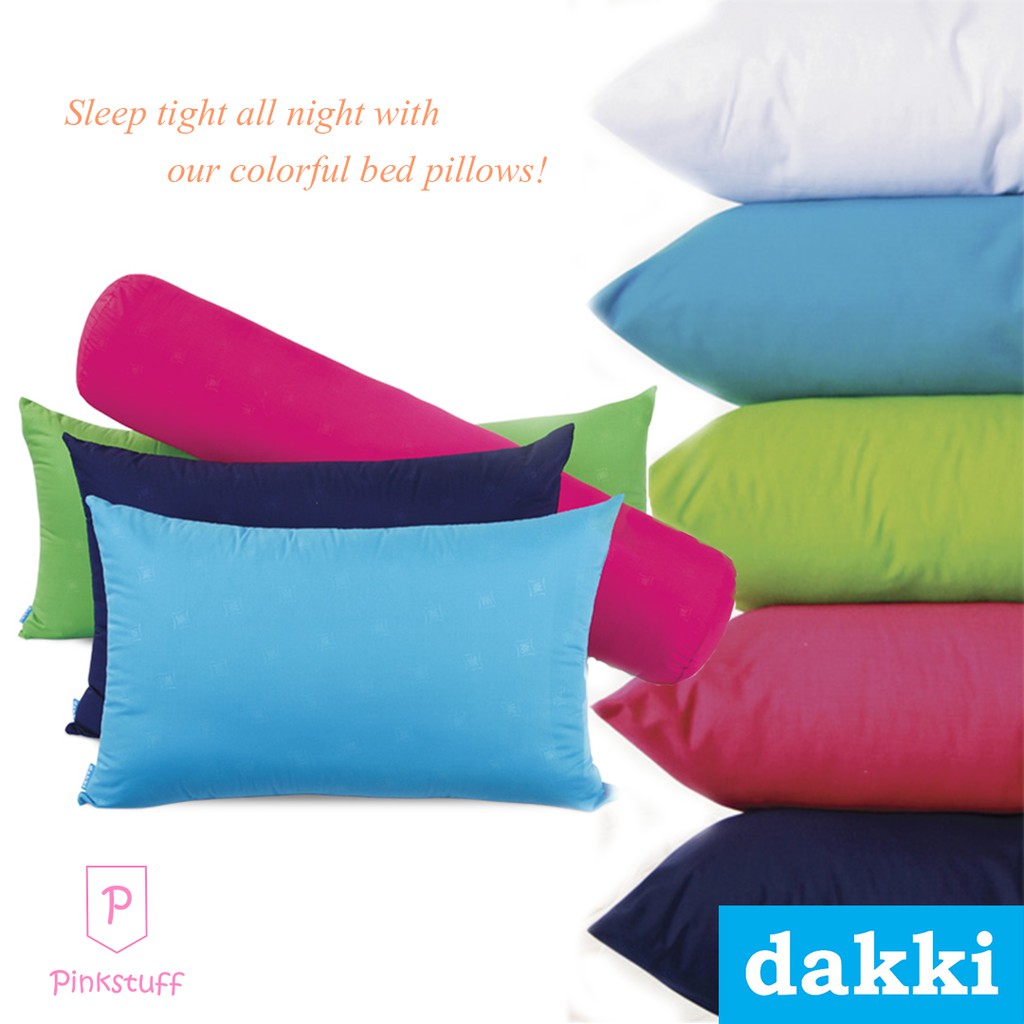 Dakki Solid Color Bed Pillows King 