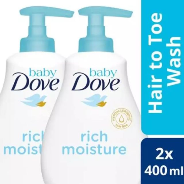 baby dove rich moisture head to toe wash