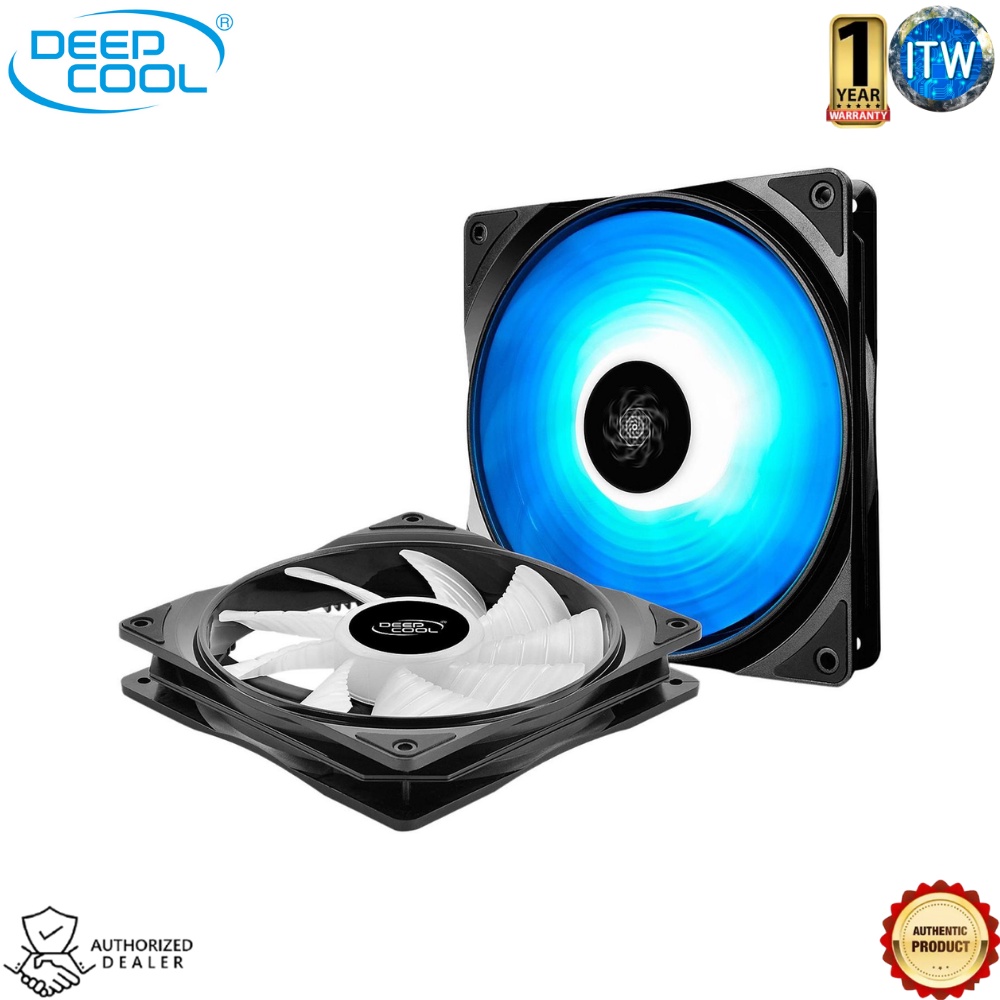 Deepcool RF140 2-In-1 RGB PWM Fan - 140mm Max 1200RPM (DP-FRGB-RF140-2C ...