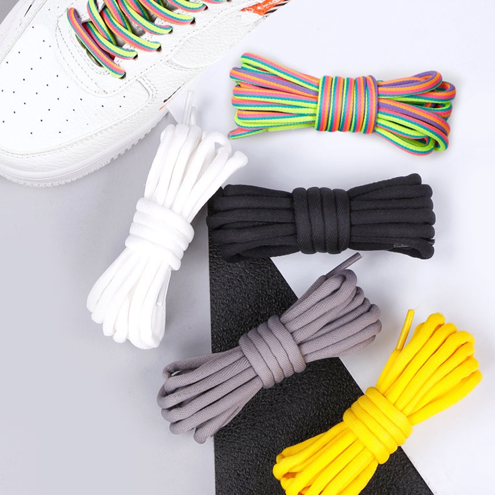 1Pair 120cm Classic Casual Round Long Shoelace Sneakers Unisex Sports ...