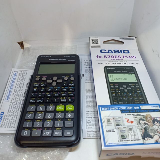 Casio fx-570ES PLUS 2nd Edition Scientific Calculator ...