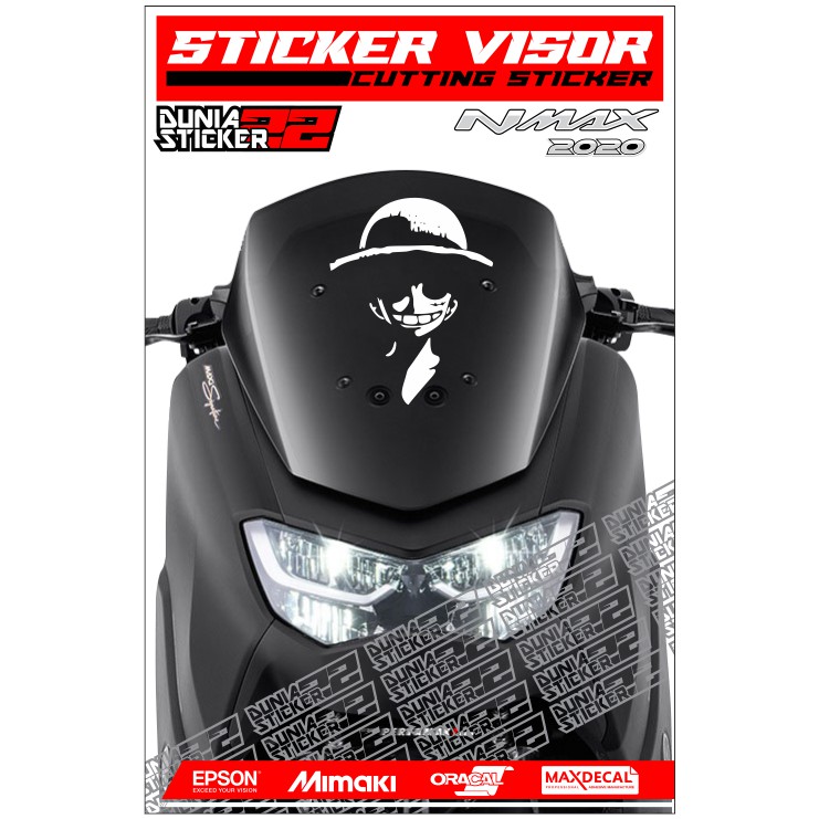 Cutting Sticker Visor For Nmax New 2020 / Nmax 2021 / Id / One Piece