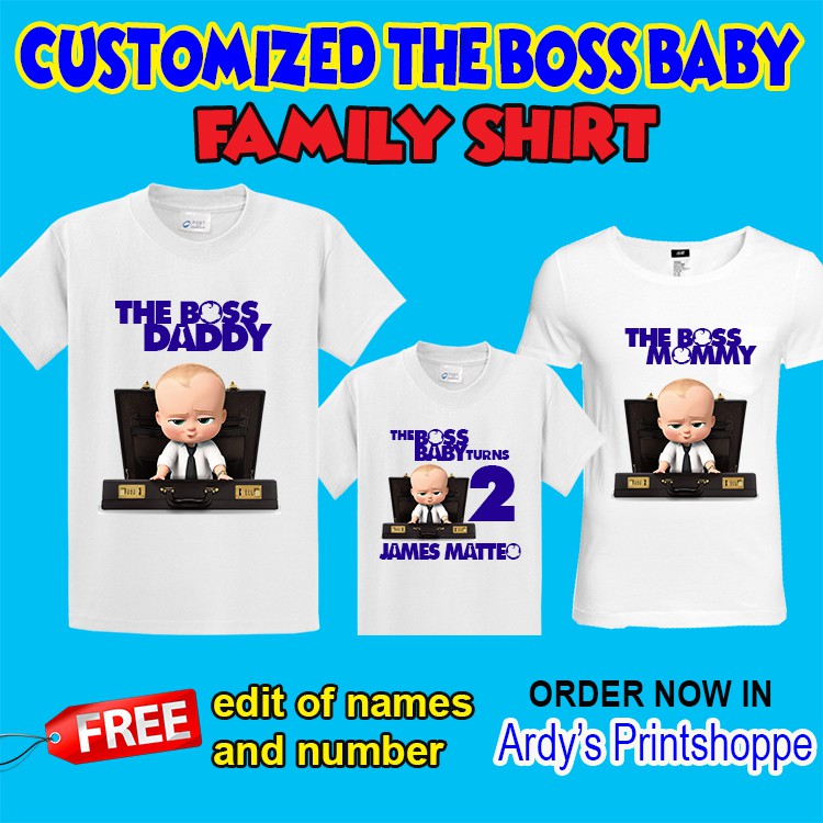 boss baby shirt