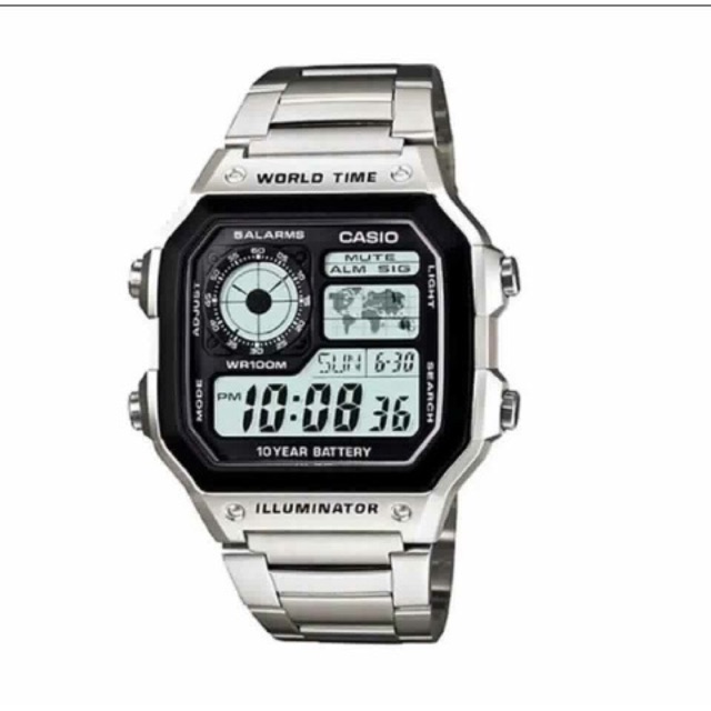 casio illuminator steel