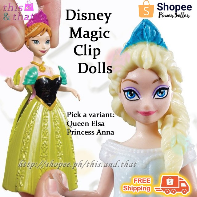 elsa clip doll