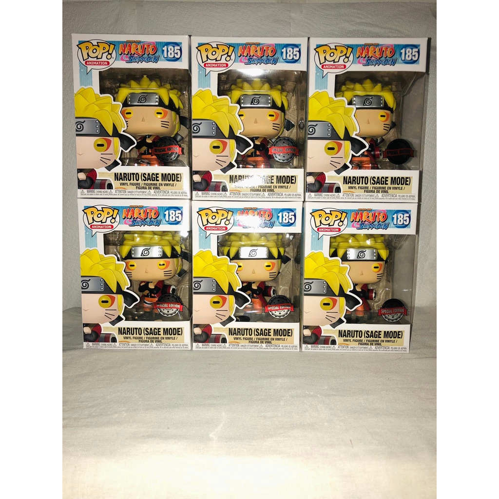 100 Authentic Funko Pop Naruto Shippuden 185 Naruto Sage Mode