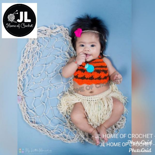 Moana Crochet Costume Shopee Philippines