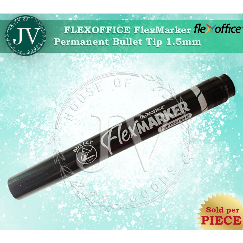 Flex Permanent Marker Black 1pc Shopee Philippines