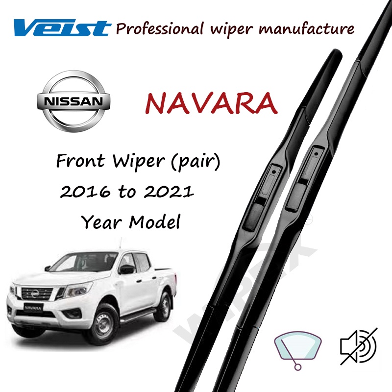 (Quality) Nissan NAVARA Front Wiper Blade 16+24 for 2016 to 2022 model