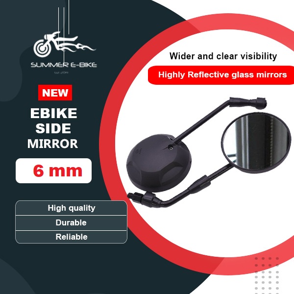 Ebike side mirror left and right 6mm and 7mm Shopee Philippines