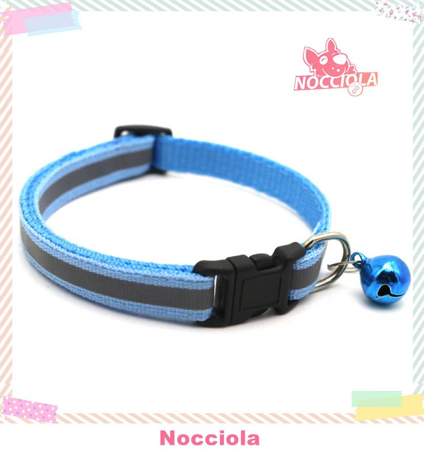 NOCCIOLA Dog and Cat Pet Collar  Adjust Safety Buckle Bell Leash for Puppy Dog and Cat Puppy #7