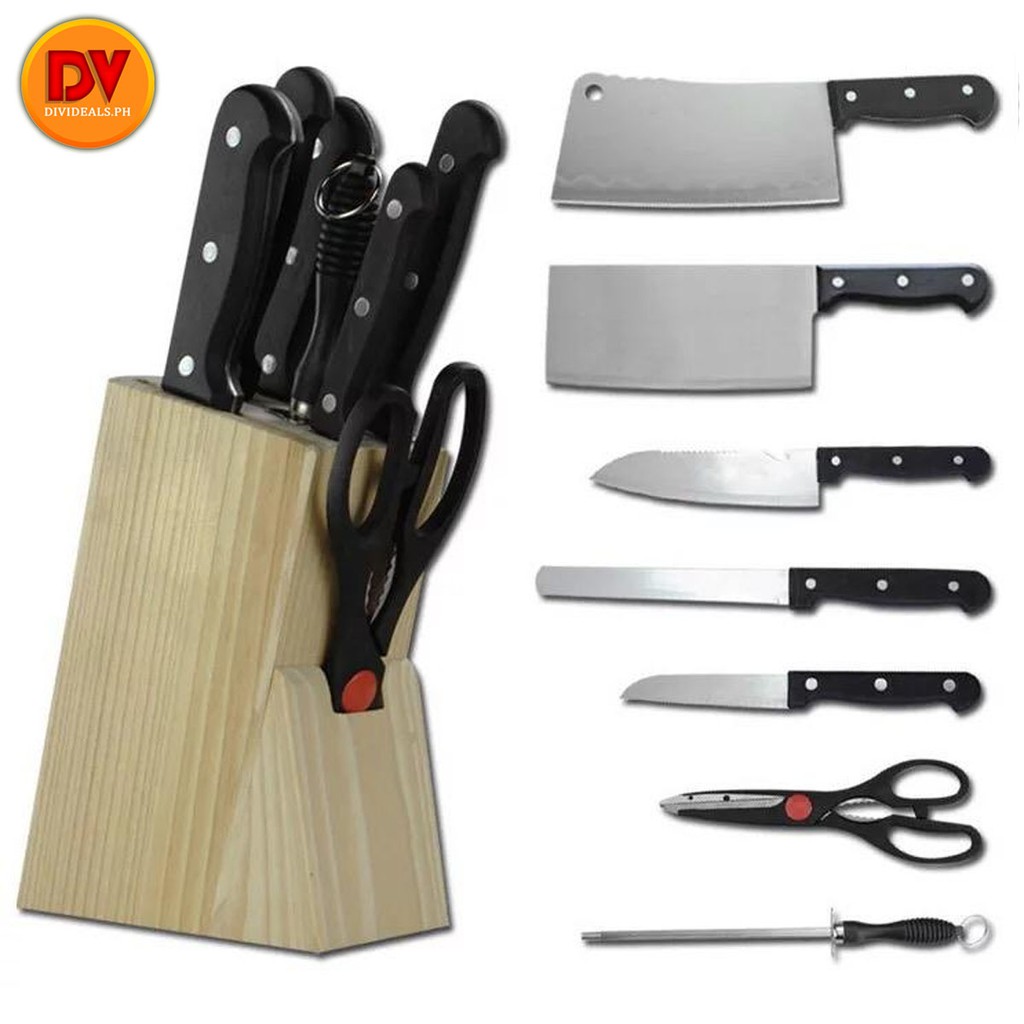 stainless steel kitchen knife set