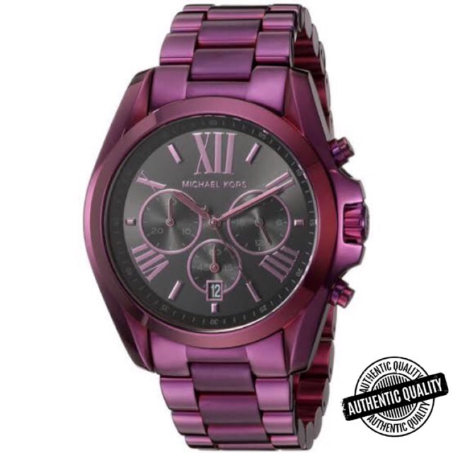 michael kors violet watch